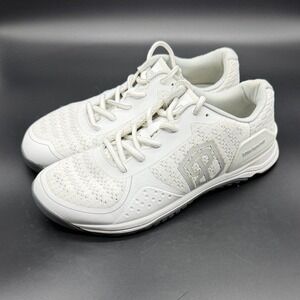 Born Primitive Womens White Athletic Training Shoes Sneakers Size 9.5